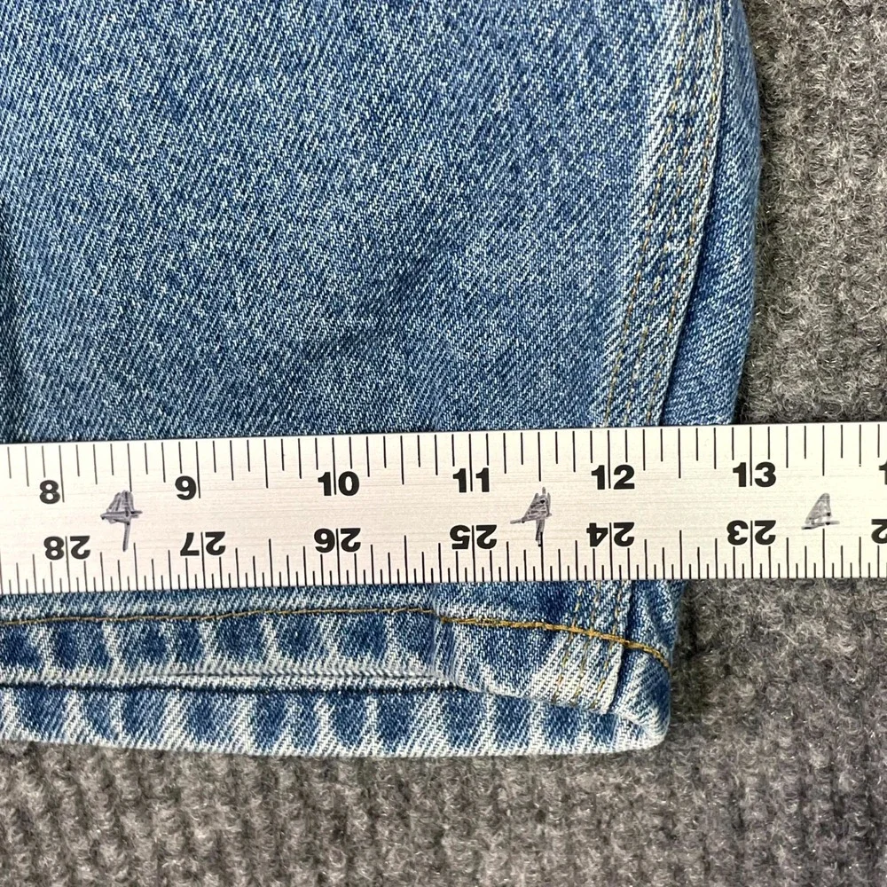 Carhartt Washed Denim Cargo Short Mens 40 Blue Utility Rugged Workwear Outdoor